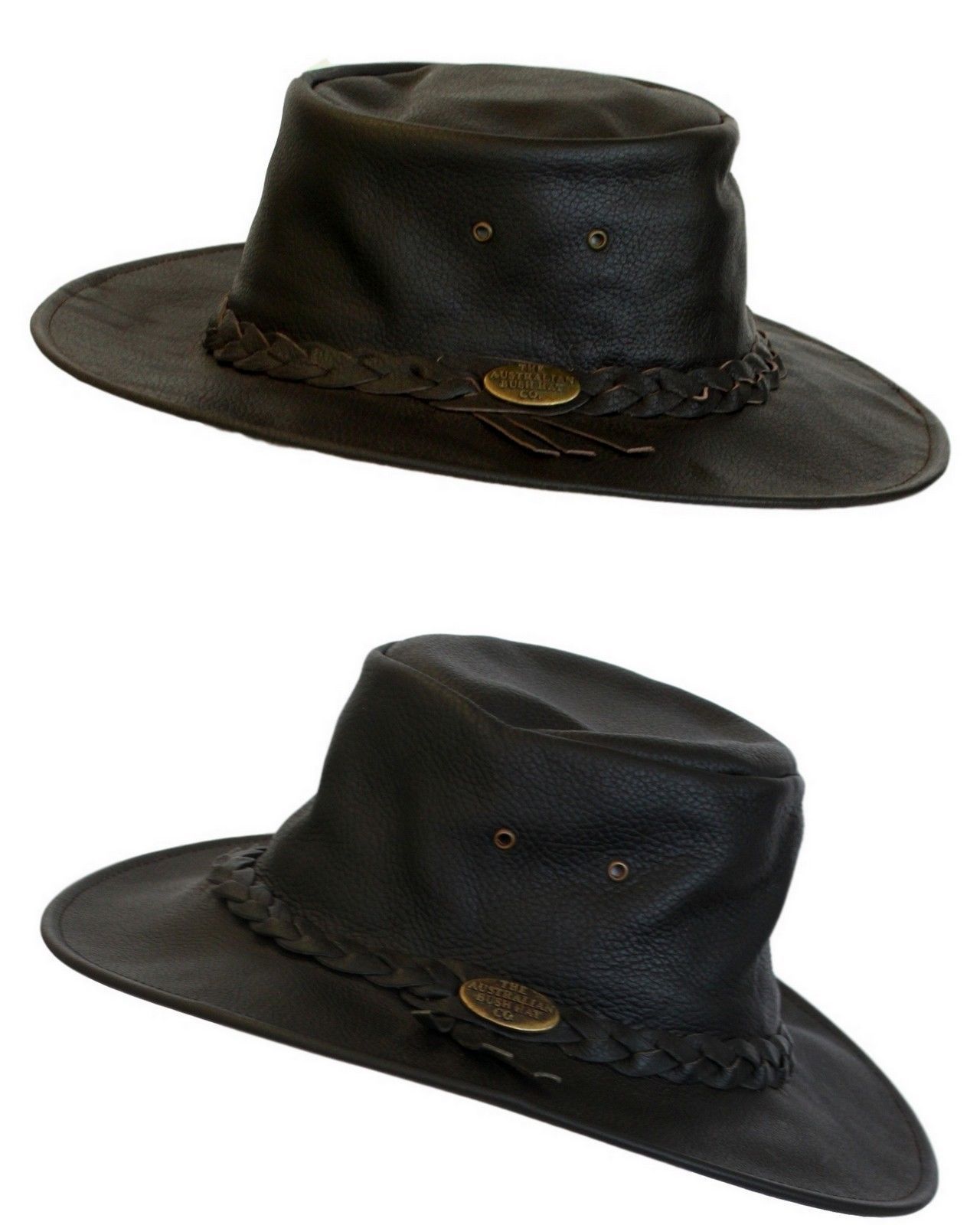 NEW Foldable Crushable Australian Aussie Outback Bush Hat Leather Akubra Style eBay