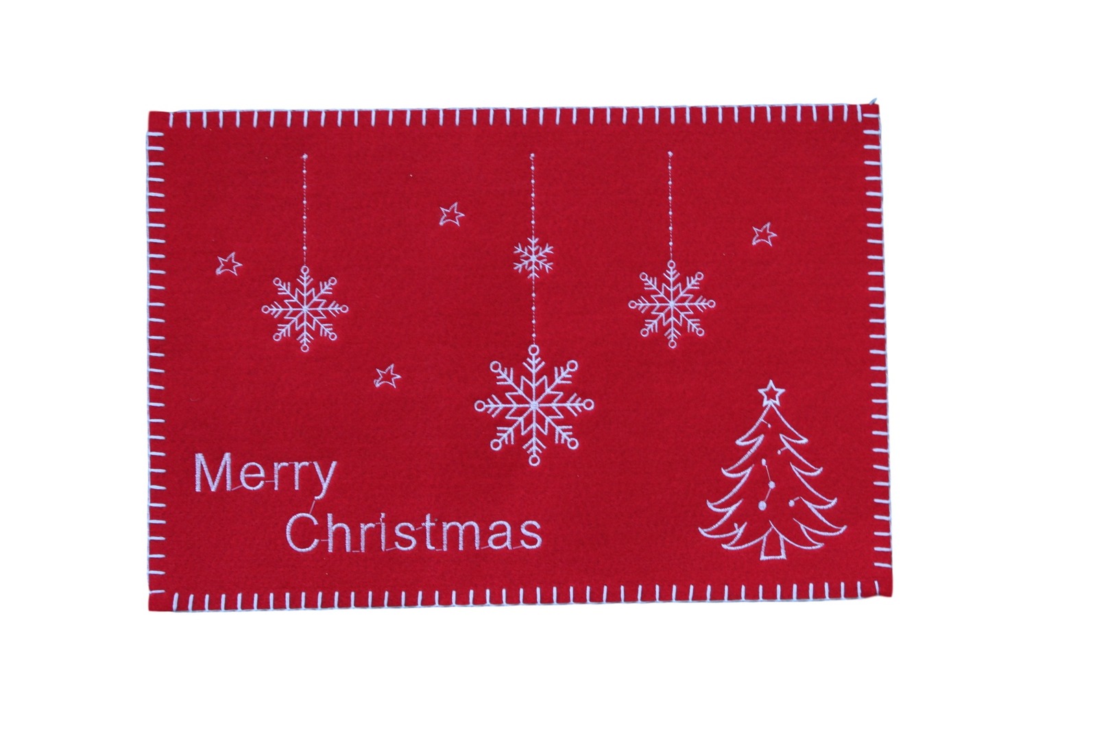 4x Christmas Xmas Felt Table Placemat Place Mats Décor Decoration