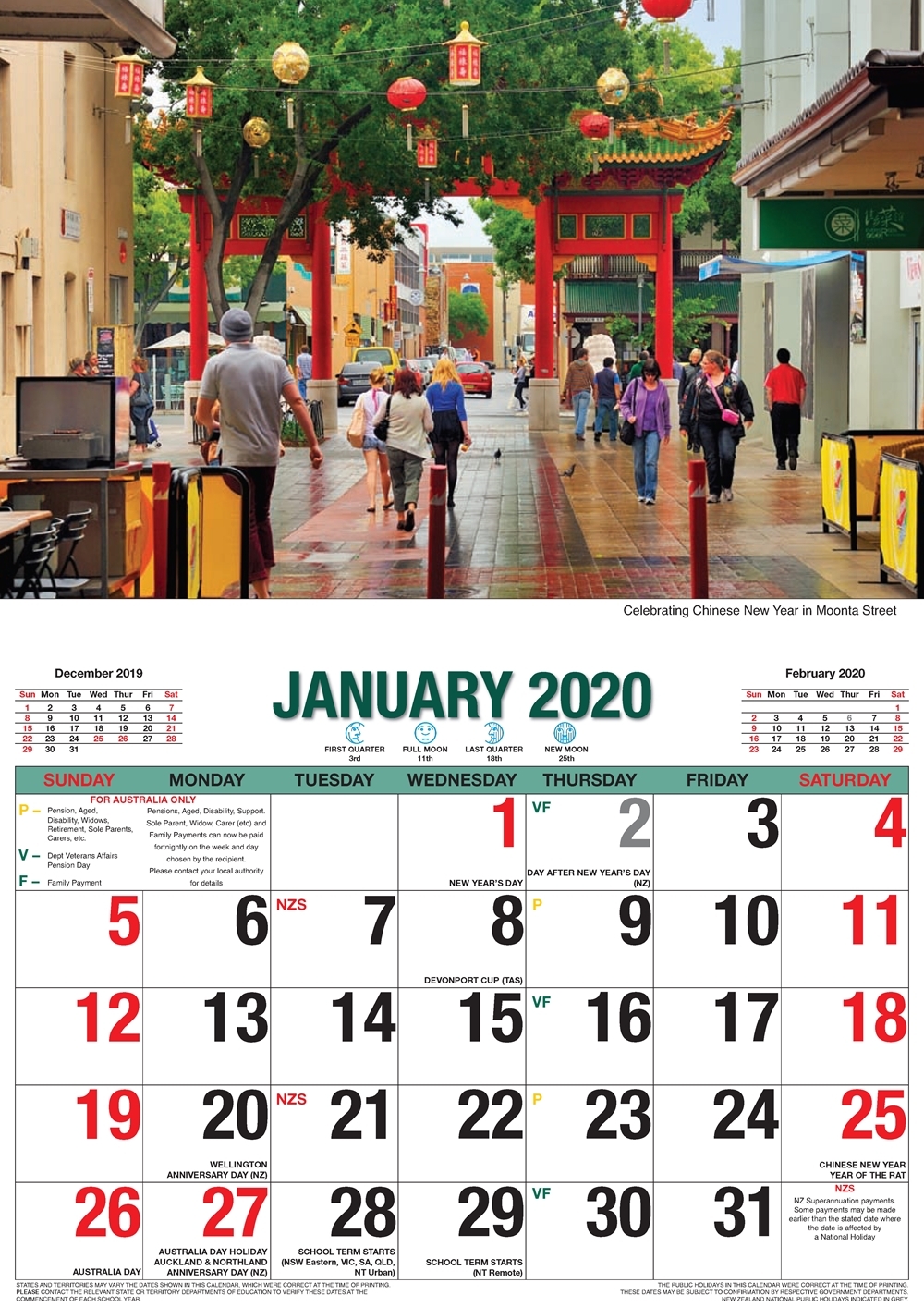 Adelaide & South Australia - 2020 Rectangle Wall Calendar ...