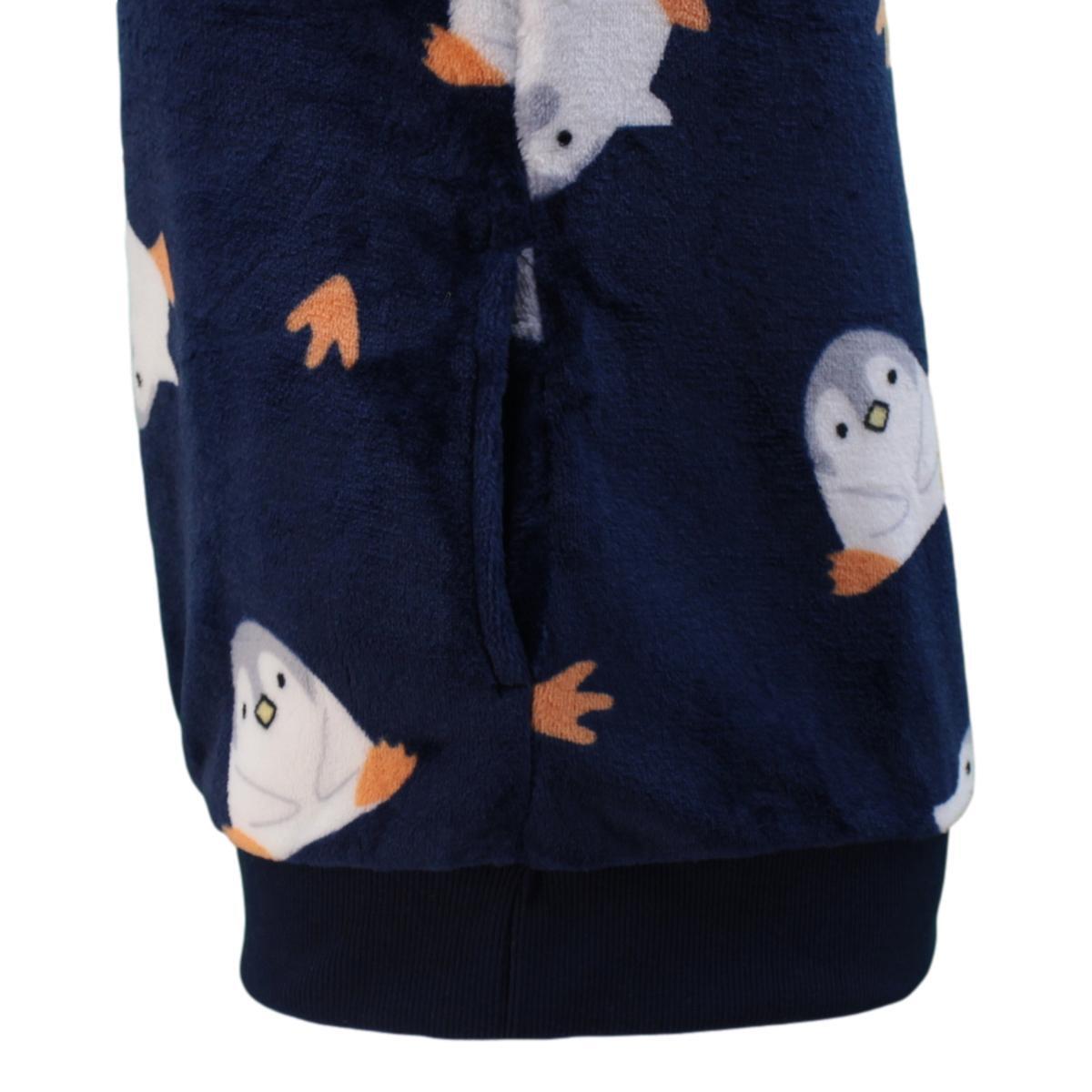 FIL Womens Plush 2pc Set Pyjama Loungewear Fleece Pajamas PJs Sleepwear w Prints - Picture 73 of 153