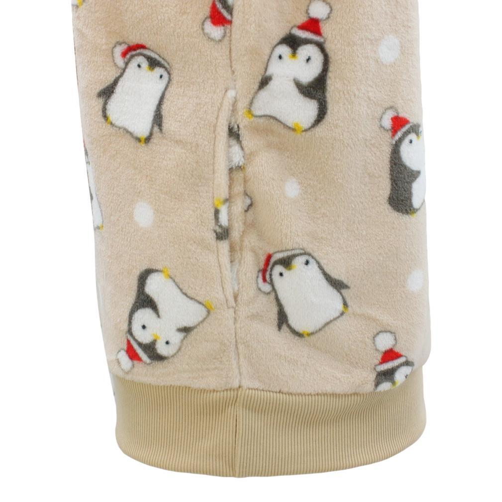 FIL Womens Plush 2pc Set Pyjama Loungewear Fleece Pajamas PJs Sleepwear w Prints - Picture 89 of 153