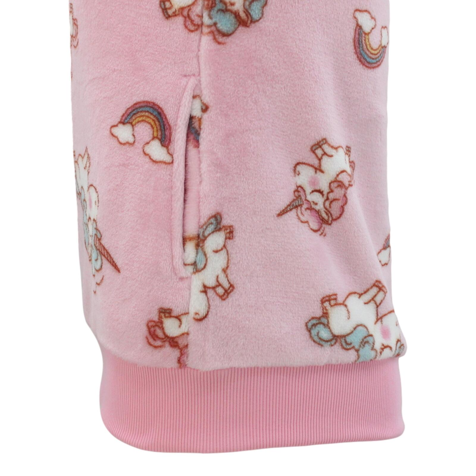 FIL Womens Plush 2pc Set Pyjama Loungewear Fleece Pajamas PJs Sleepwear w Prints - Picture 147 of 153