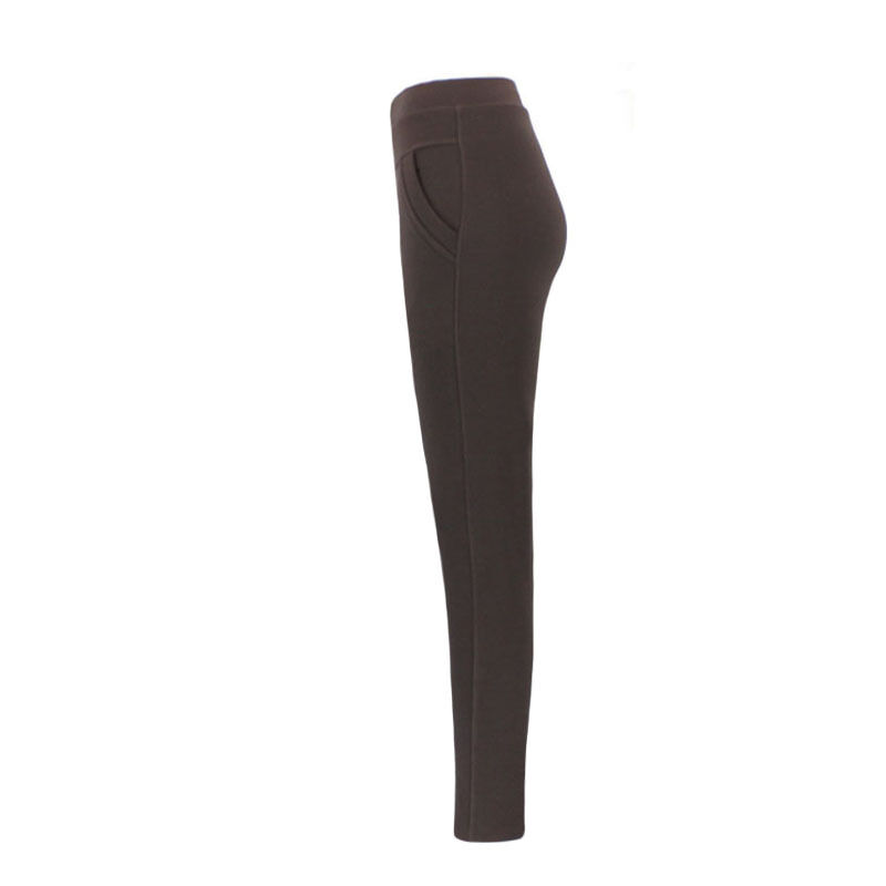 Women's Stretch Winter Slim Thermal Thick Fleece Lined Leggings Pants w Pockets - Picture 223 of 229