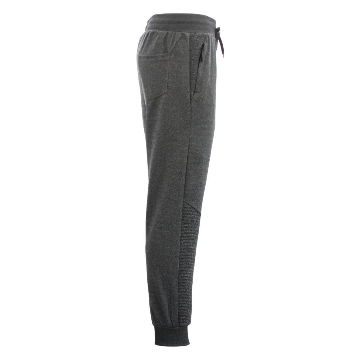 side pockets elastic cuffed casual jogger pants