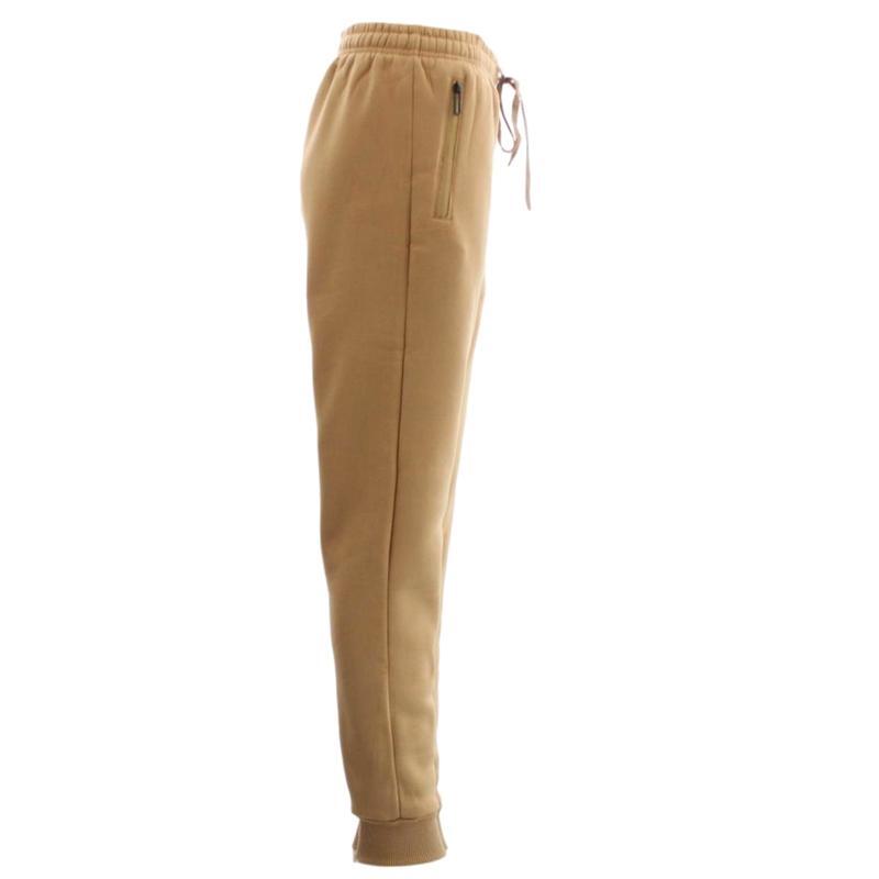 Women's Track Pants Soft Fleece Slim Cuff w Zipped Pockets Ladies Trackies Basic - Picture 19 of 57
