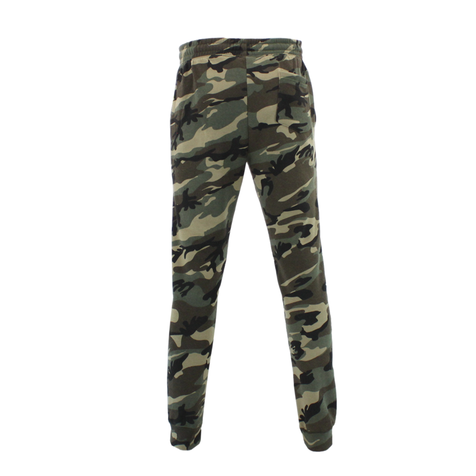 Mens Camouflage Track Pants Fleece Lined Jogger Camo 3 Pockets Sweatpants - Picture 13 of 25