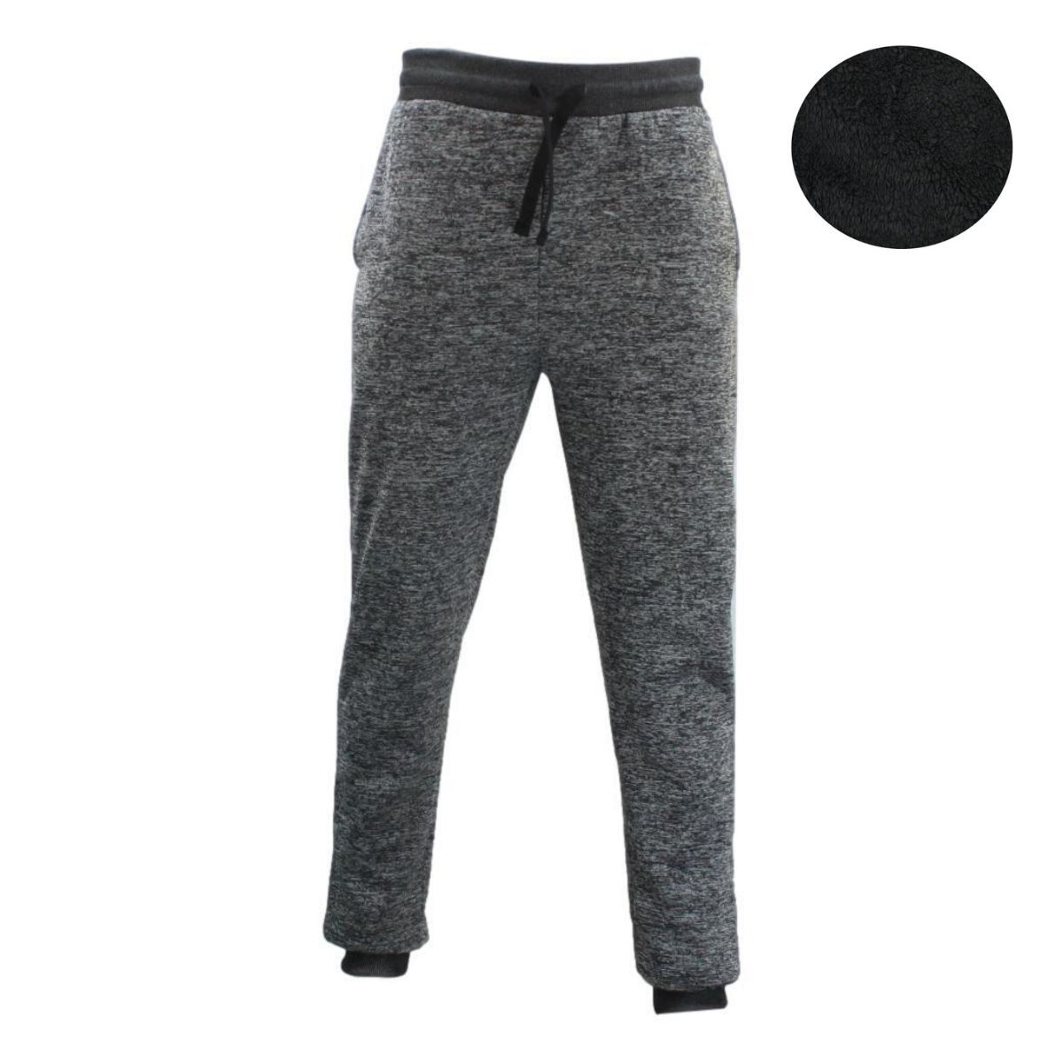 Mens Cotton Rich Sherpa Fleece Thermal 