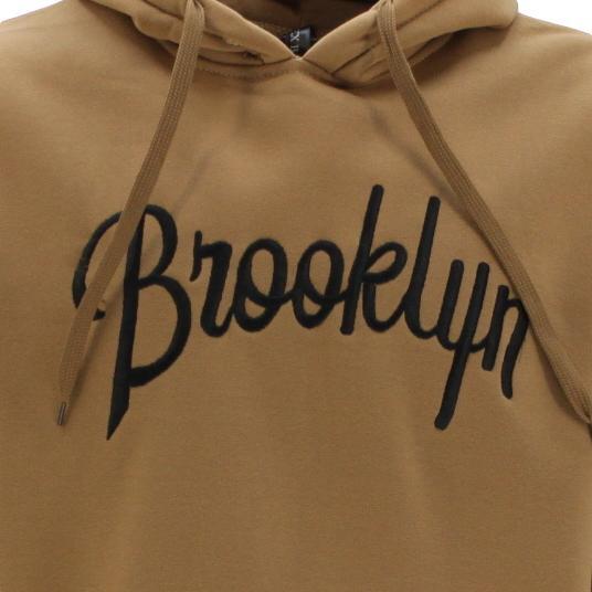 Men's Fleece Hoodie Pullover Hooded Jumper Sweater Embroidered BROOKLYN S to 5XL - Picture 89 of 137