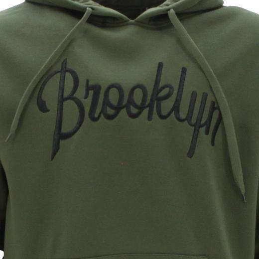 Men's Fleece Hoodie Pullover Hooded Jumper Sweater Embroidered BROOKLYN S to 5XL - Picture 110 of 137