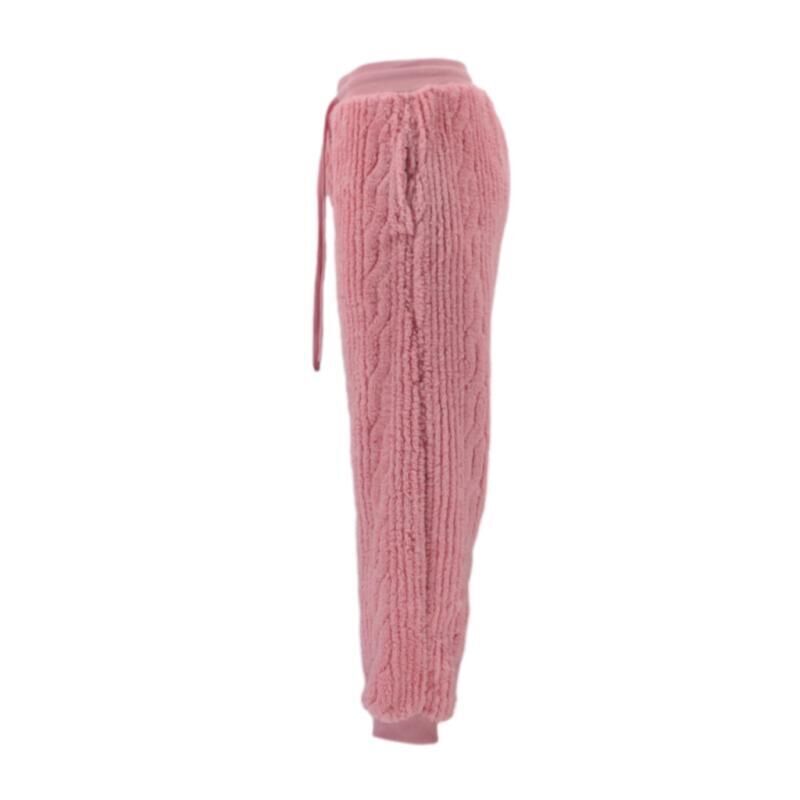 FIL Women's Teddy Fleece Loungewear Set 2 Piece Jumper & Pants Winter Sleepwear - Picture 11 of 41