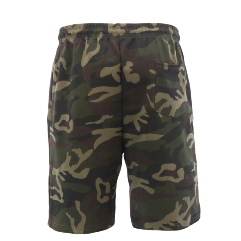 Men's Camo Shorts Gym Sports Jogging Casual Basketball Zipped Pockets  Camouflage - FIL