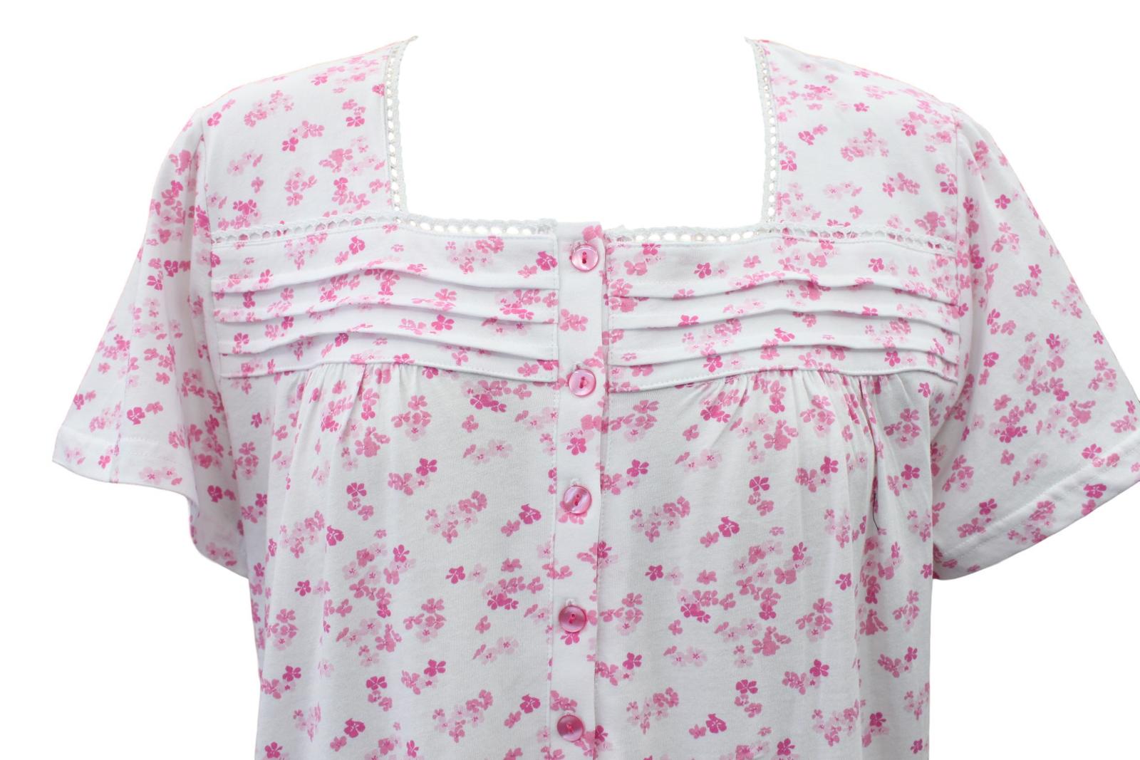 Women's 100% Cotton Summer Short Sleeve 