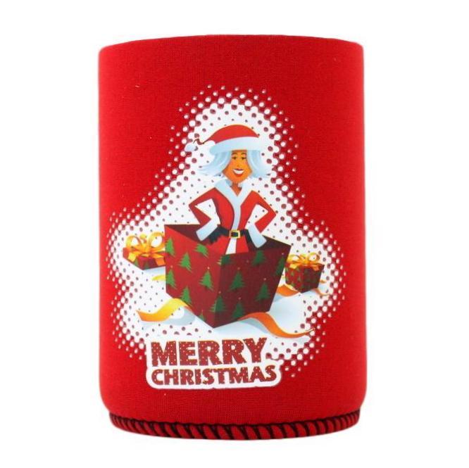 christmas stubby coolers