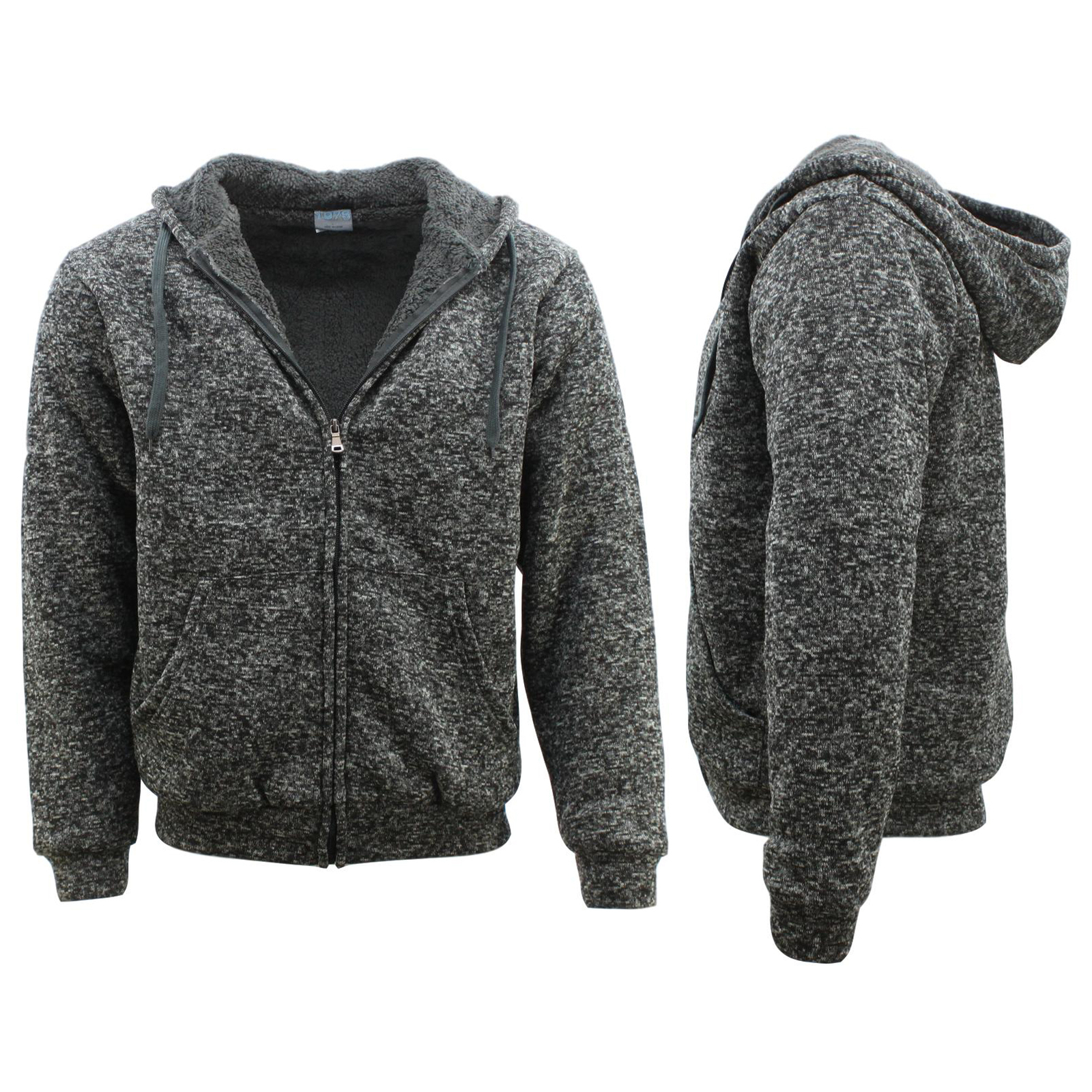 Fur sales hooded jumper