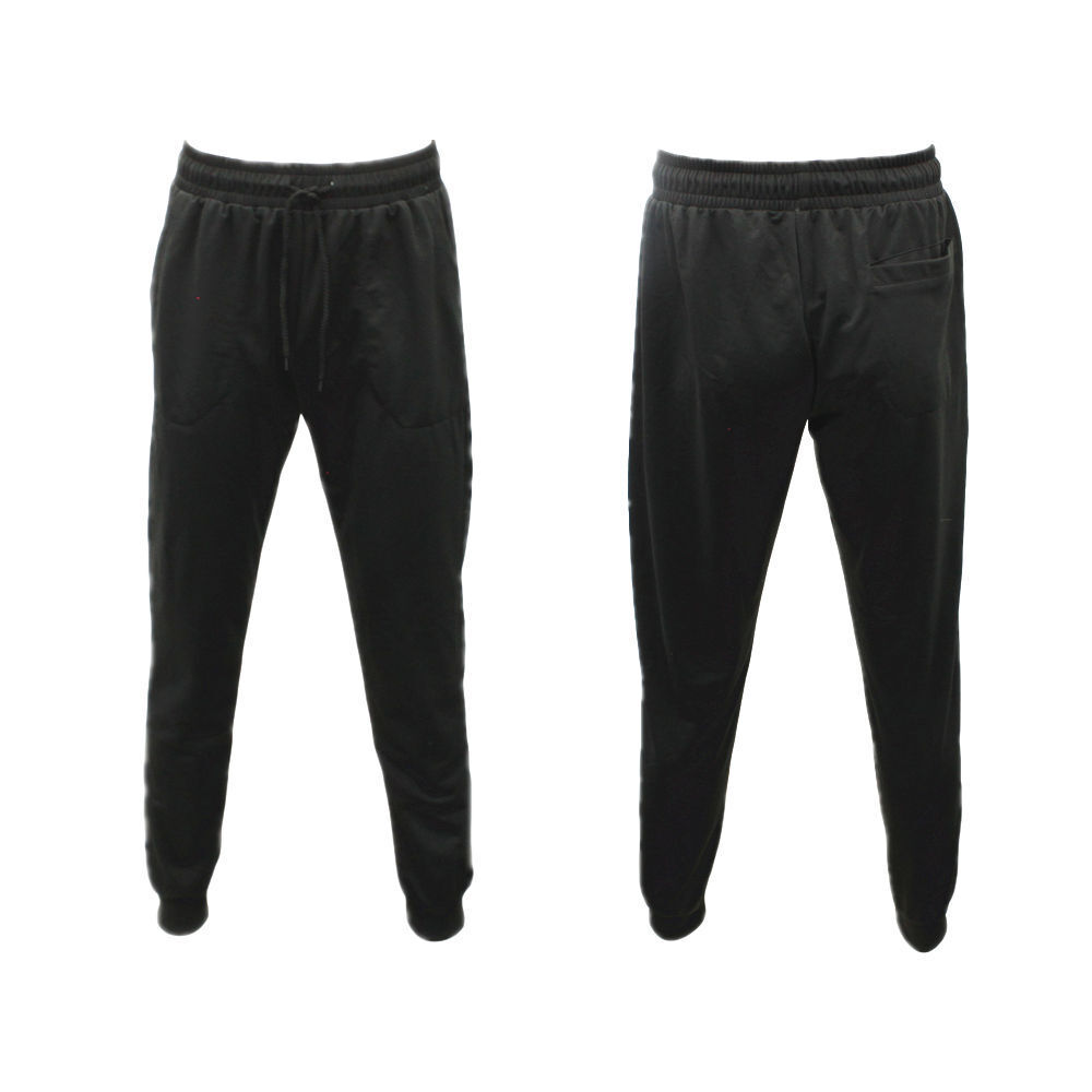 plain black track pants