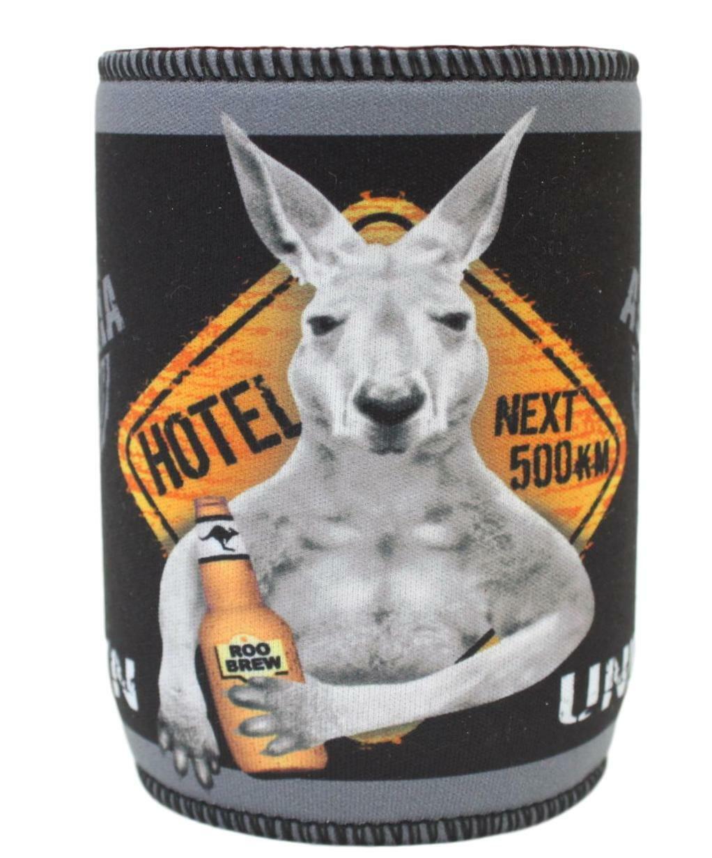 Stubby Holder Stubbie Can Beer Bottle Drink Cooler Australia Flag Funny