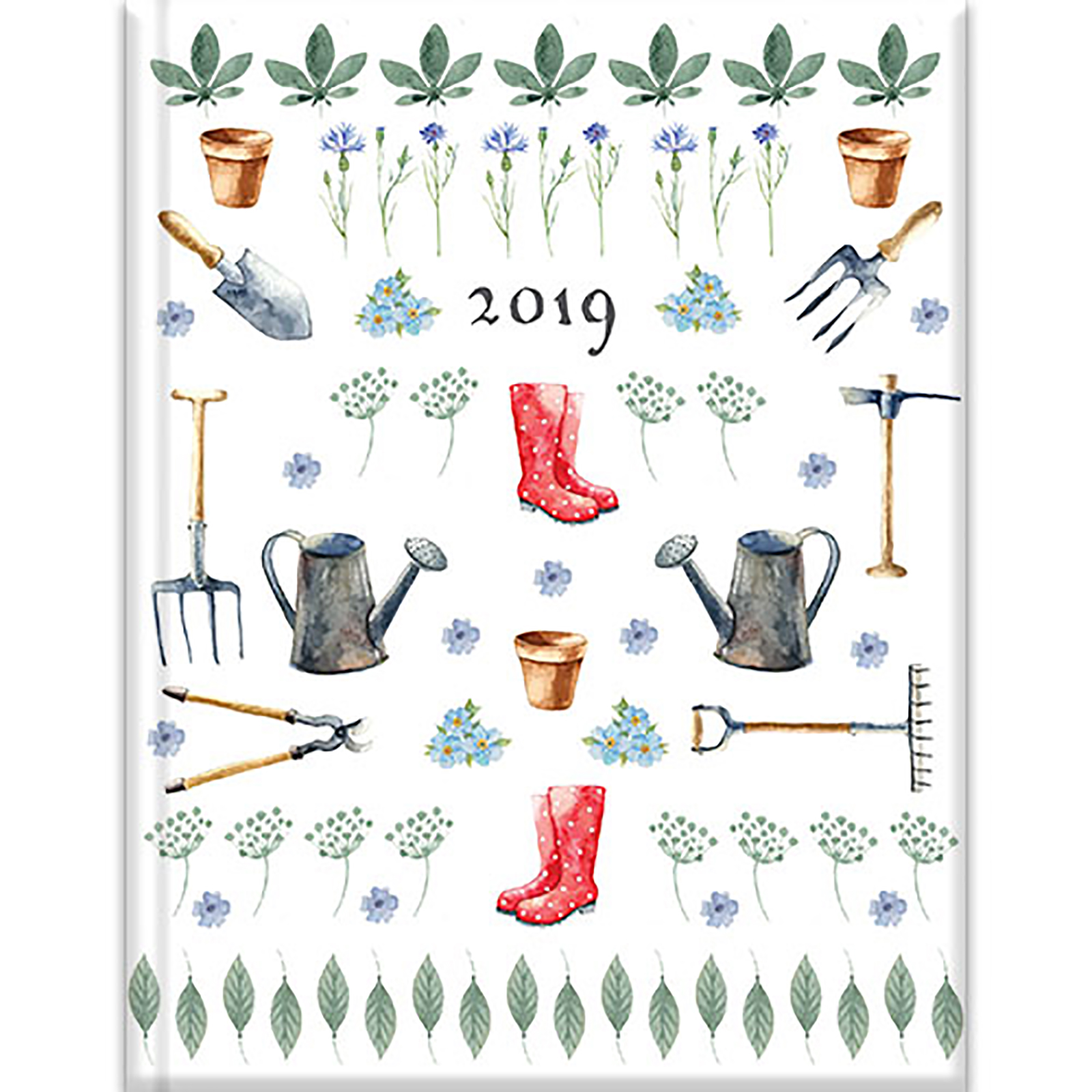 garden 2019 diary planner a5 padded cover by the gifted stationery garden diary planner