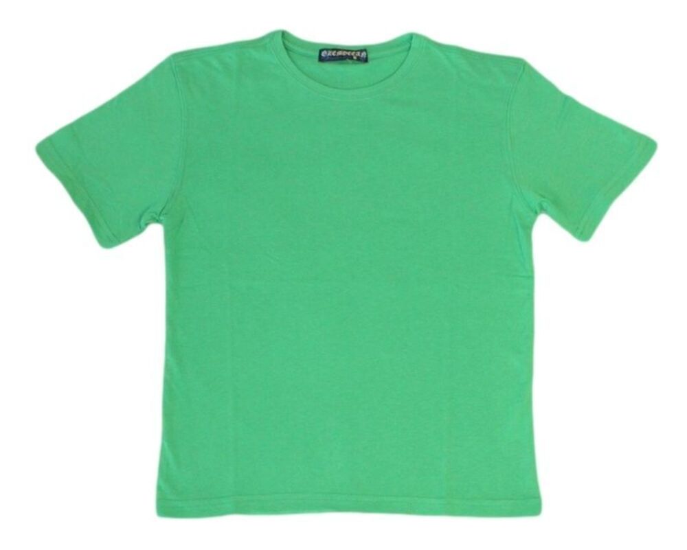 NEW Kids Childrens Boys Girls Plain T Shirt 100 Cotton 416 White