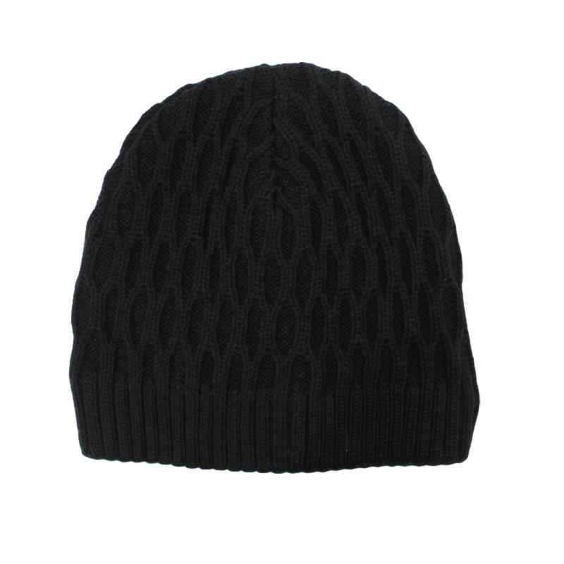 Mens Womens Unisex Beanie Winter Thermal Ski Warm Knitted Sherpa Plain Patterned - Picture 19 of 185