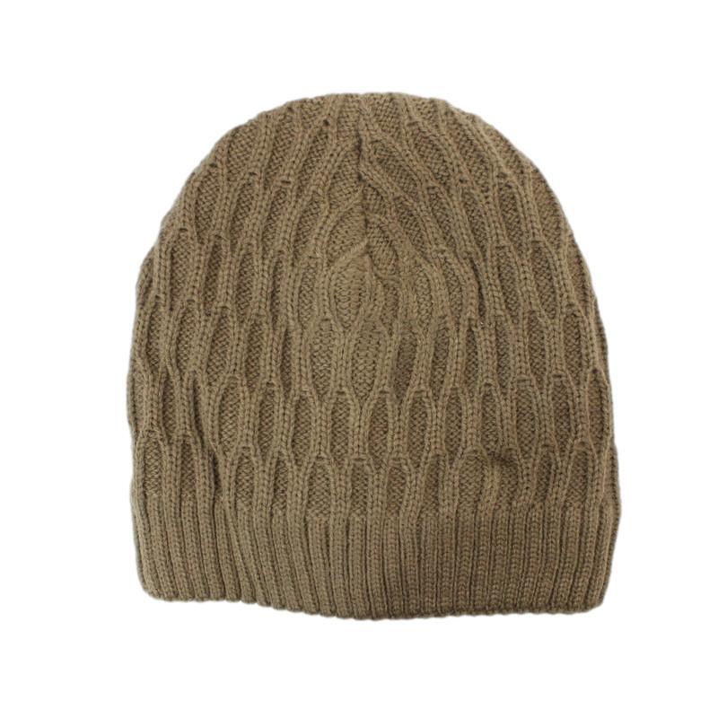 Mens Womens Unisex Beanie Winter Thermal Ski Warm Knitted Sherpa Plain Patterned - Picture 22 of 185