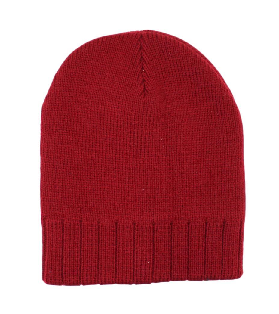 Mens Womens Unisex Beanie Winter Thermal Ski Warm Knitted Sherpa Plain Patterned - Picture 50 of 185