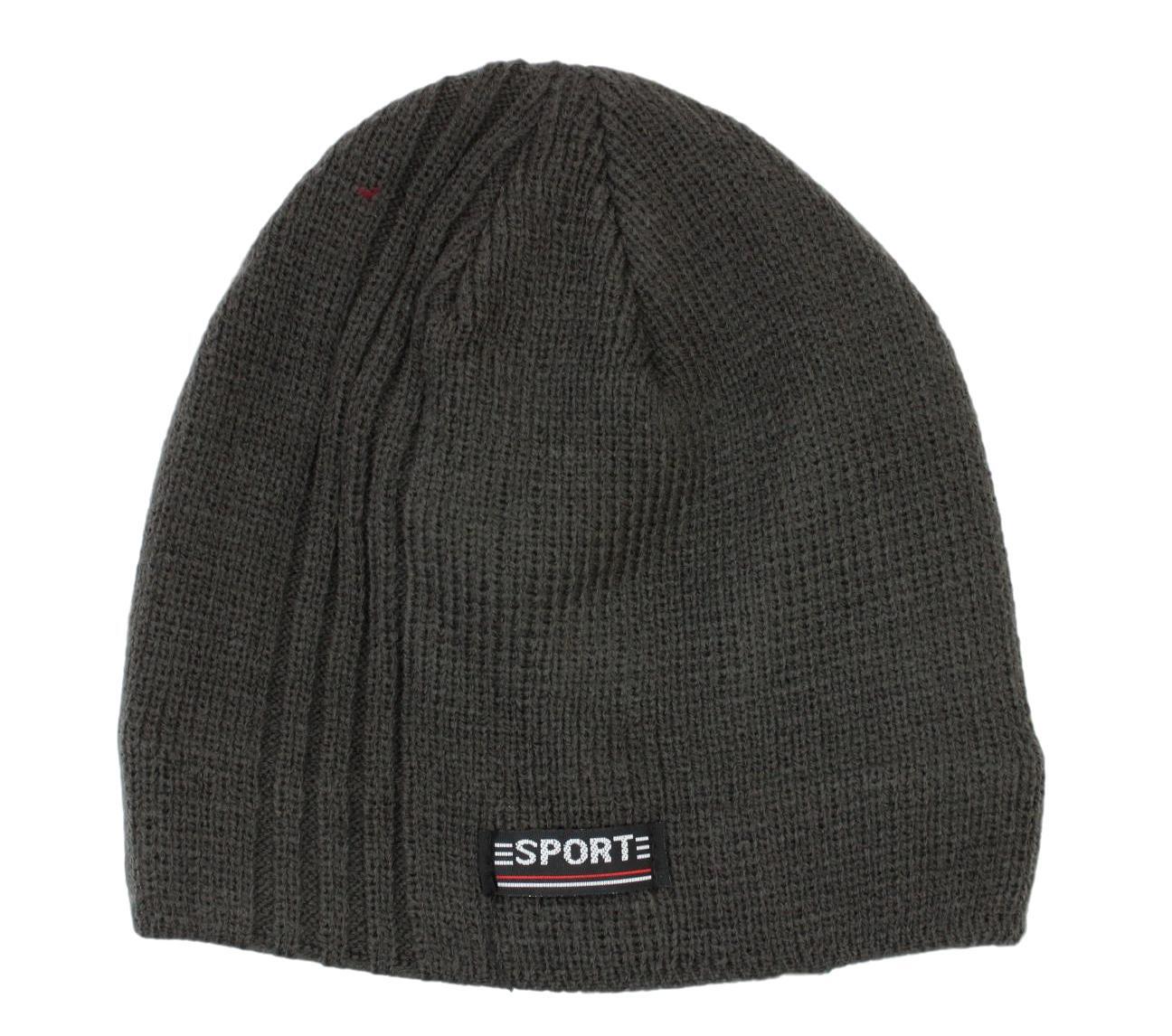 Mens Womens Unisex Beanie Winter Thermal Ski Warm Knitted Sherpa Plain Patterned - Picture 128 of 185