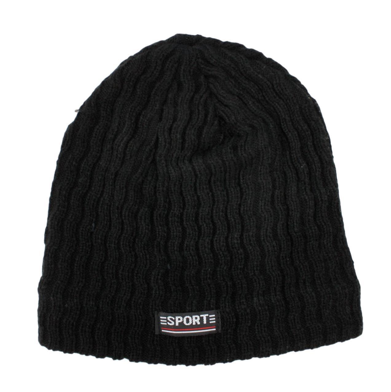 Mens Womens Unisex Beanie Winter Thermal Ski Warm Knitted Sherpa Plain Patterned - Picture 141 of 185