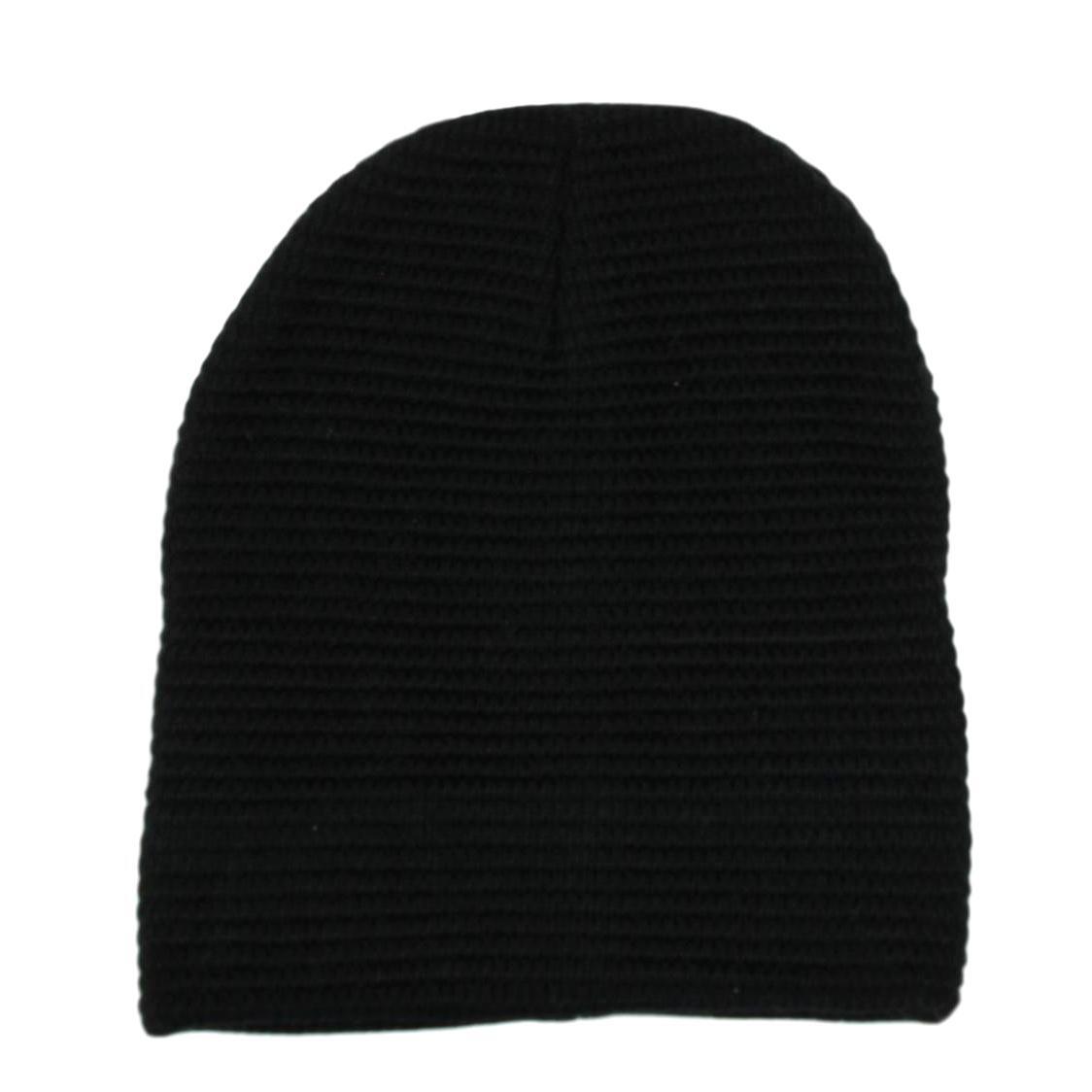 Mens Womens Unisex Beanie Winter Thermal Ski Warm Knitted Sherpa Plain Patterned - Picture 147 of 185