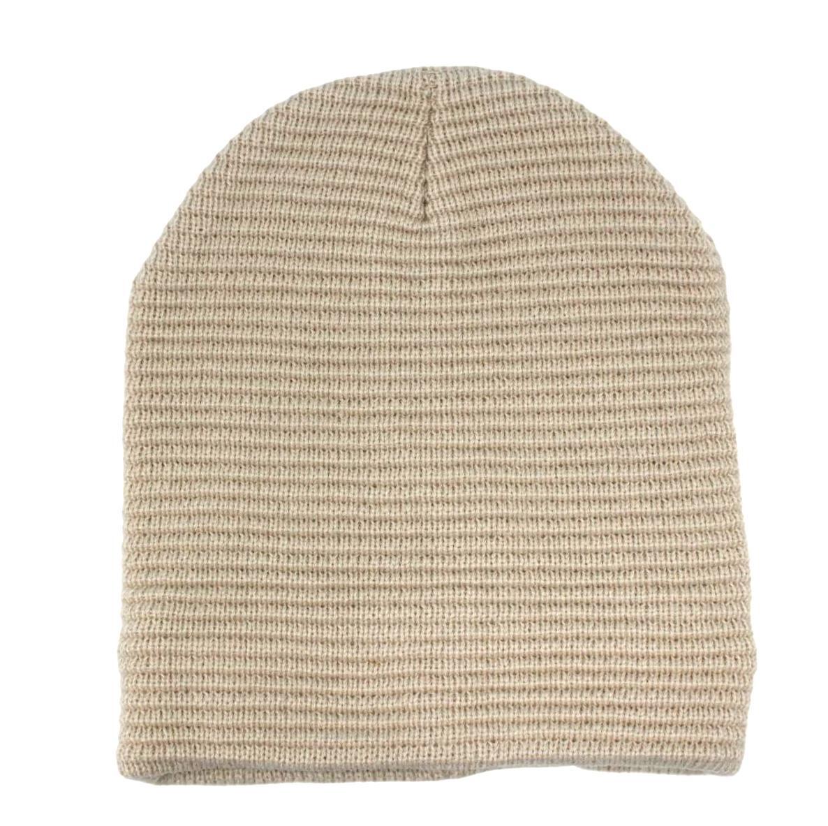 Mens Womens Unisex Beanie Winter Thermal Ski Warm Knitted Sherpa Plain Patterned - Picture 148 of 185