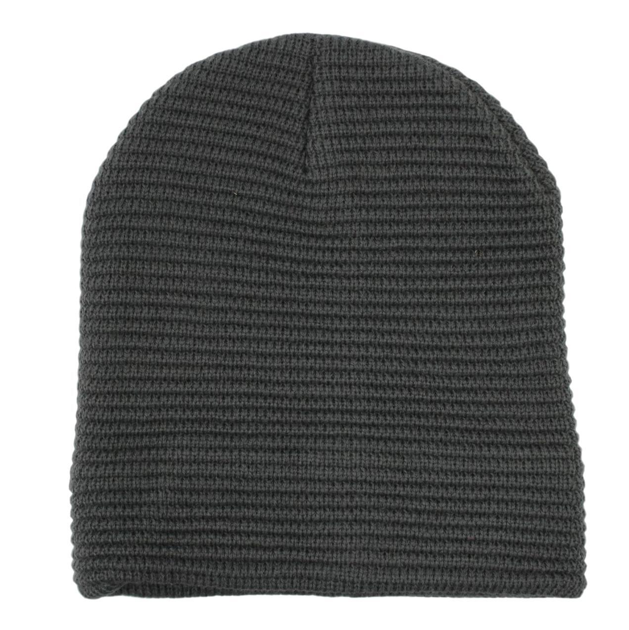 Mens Womens Unisex Beanie Winter Thermal Ski Warm Knitted Sherpa Plain Patterned - Picture 149 of 185