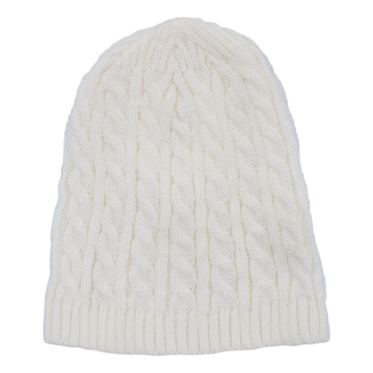 Mens Womens Unisex Beanie Winter Thermal Ski Warm Knitted Sherpa Plain Patterned - Picture 174 of 185