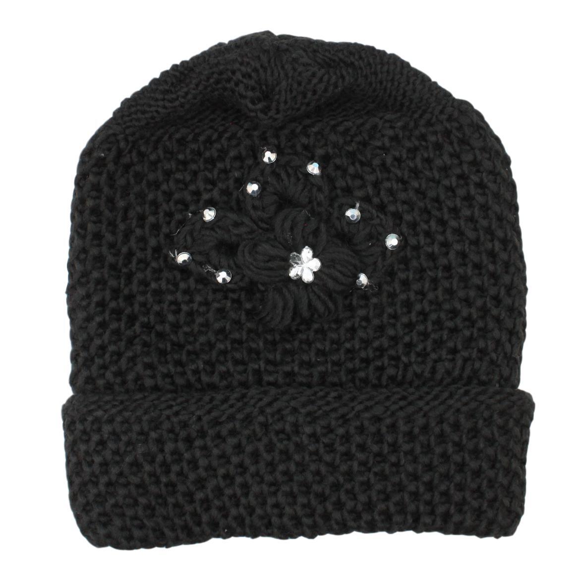 Mens Womens Unisex Beanie Winter Thermal Ski Warm Knitted Sherpa Plain Patterned - Picture 159 of 185