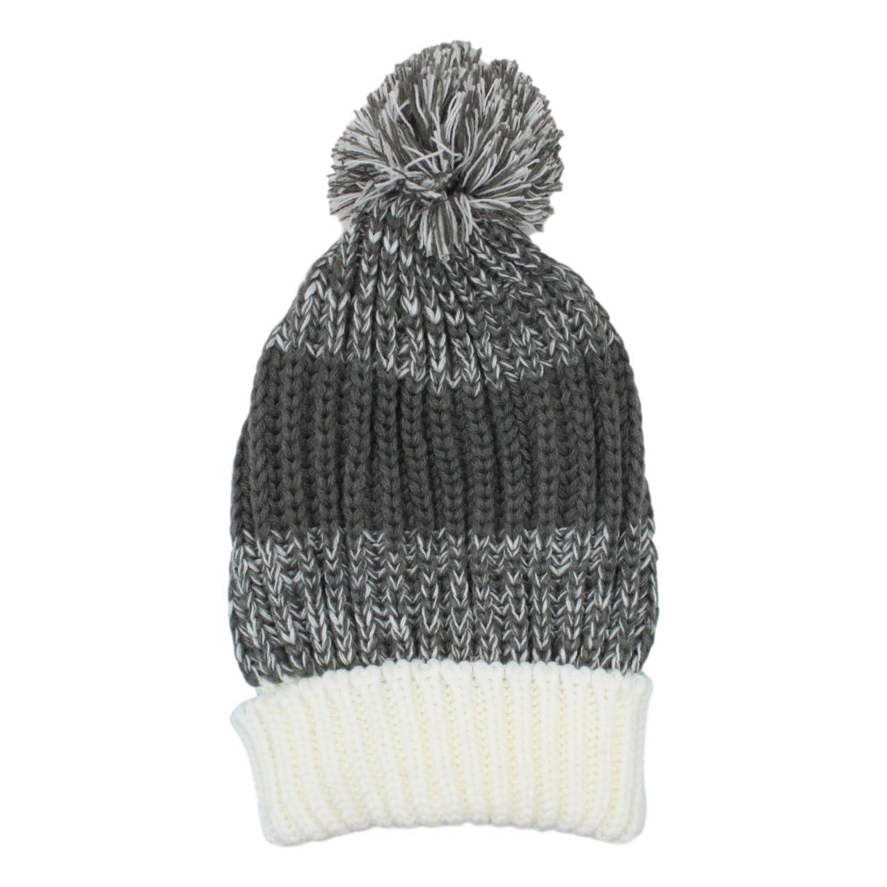 Mens Womens Unisex Beanie Winter Thermal Ski Warm Knitted Sherpa Plain Patterned - Picture 133 of 185