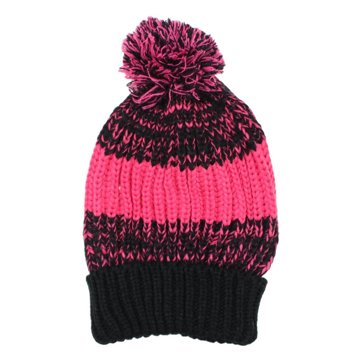 Mens Womens Unisex Beanie Winter Thermal Ski Warm Knitted Sherpa Plain Patterned - Picture 134 of 185