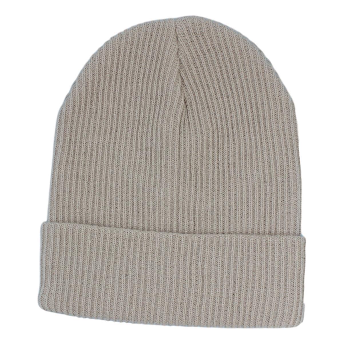 Mens Womens Unisex Beanie Winter Thermal Ski Warm Knitted Sherpa Plain Patterned - Picture 152 of 185