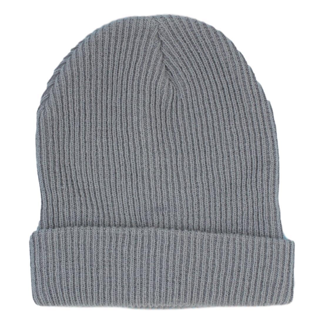 Mens Womens Unisex Beanie Winter Thermal Ski Warm Knitted Sherpa Plain Patterned - Picture 153 of 185