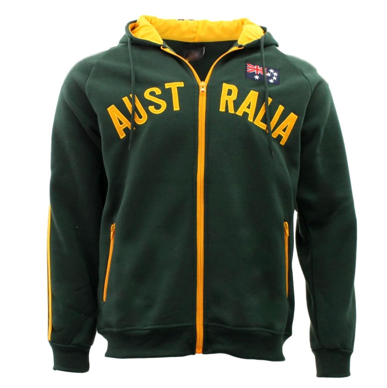 Adult Zip-up Hoodie Jacket Jumper Australian Australia Day Souvenir - Picture 7 of 17