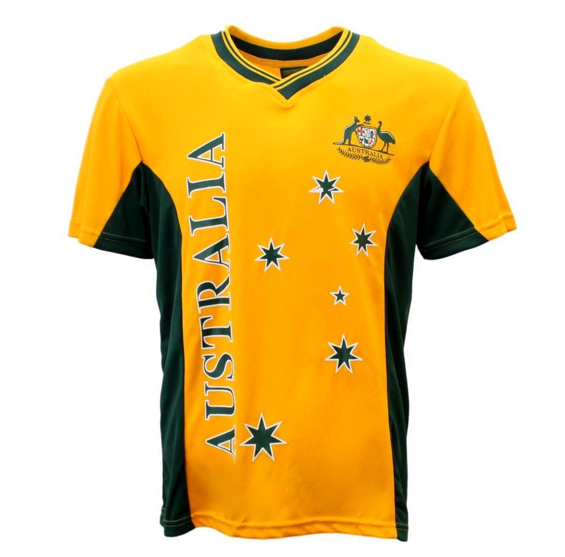 Adults Kids Mens Sports Soccer Football Rugby Jersey T Shirt Australia Souvenir - Picture 3 of 17