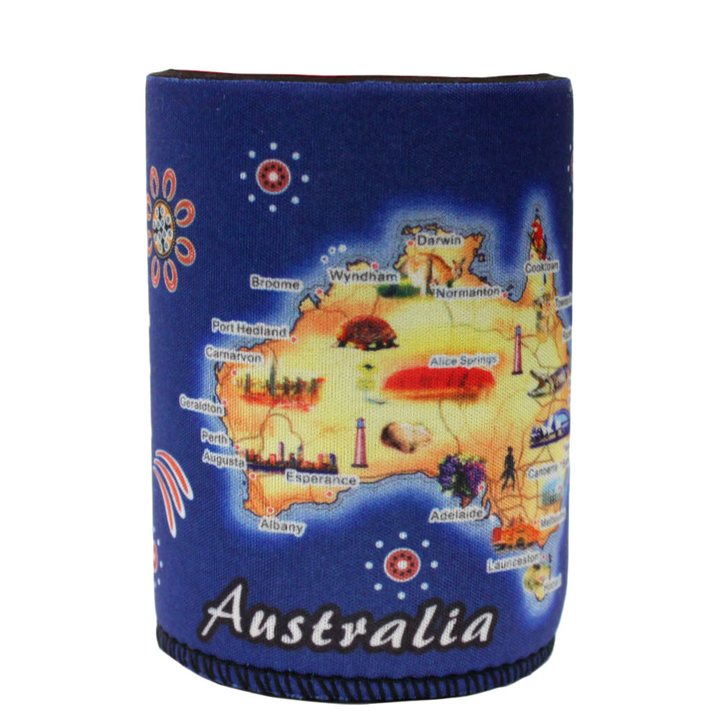 Stubby Holder Stubbie Can Beer Bottle Drink Cooler Australia Flag Funny Souvenir - Picture 6 of 110