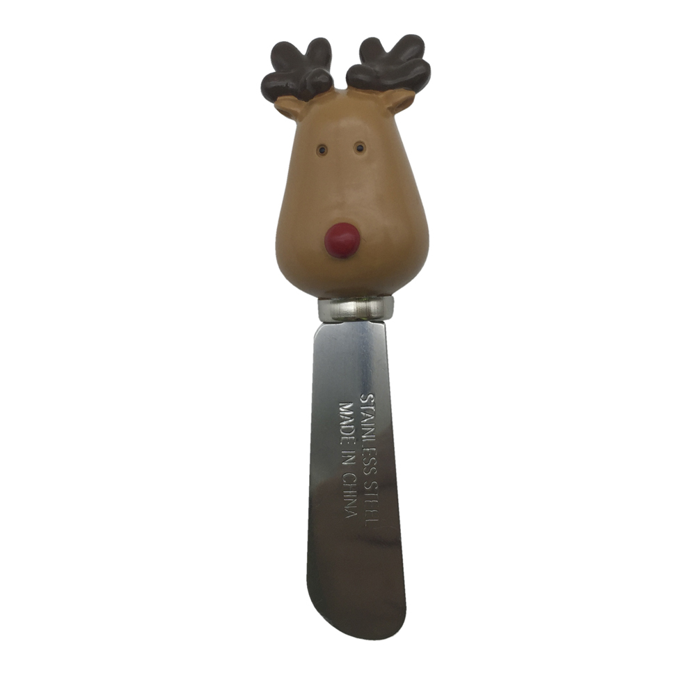Christmas Cheese Knife Stainless Steel Novelty Pate Spreader Cutlery