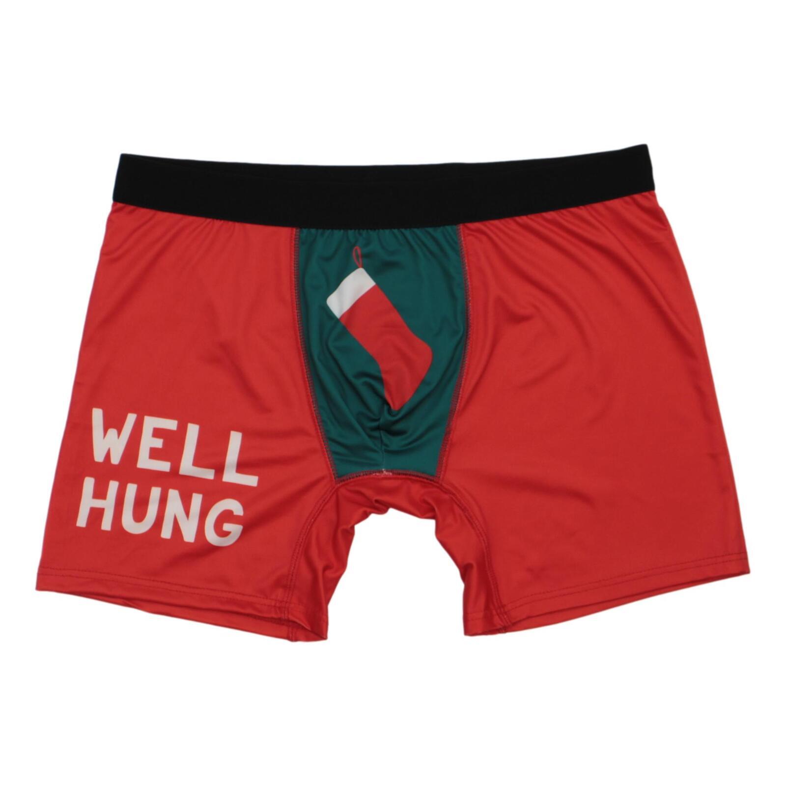 FIL Men's Novelty Christmas Boxers - Well Hung