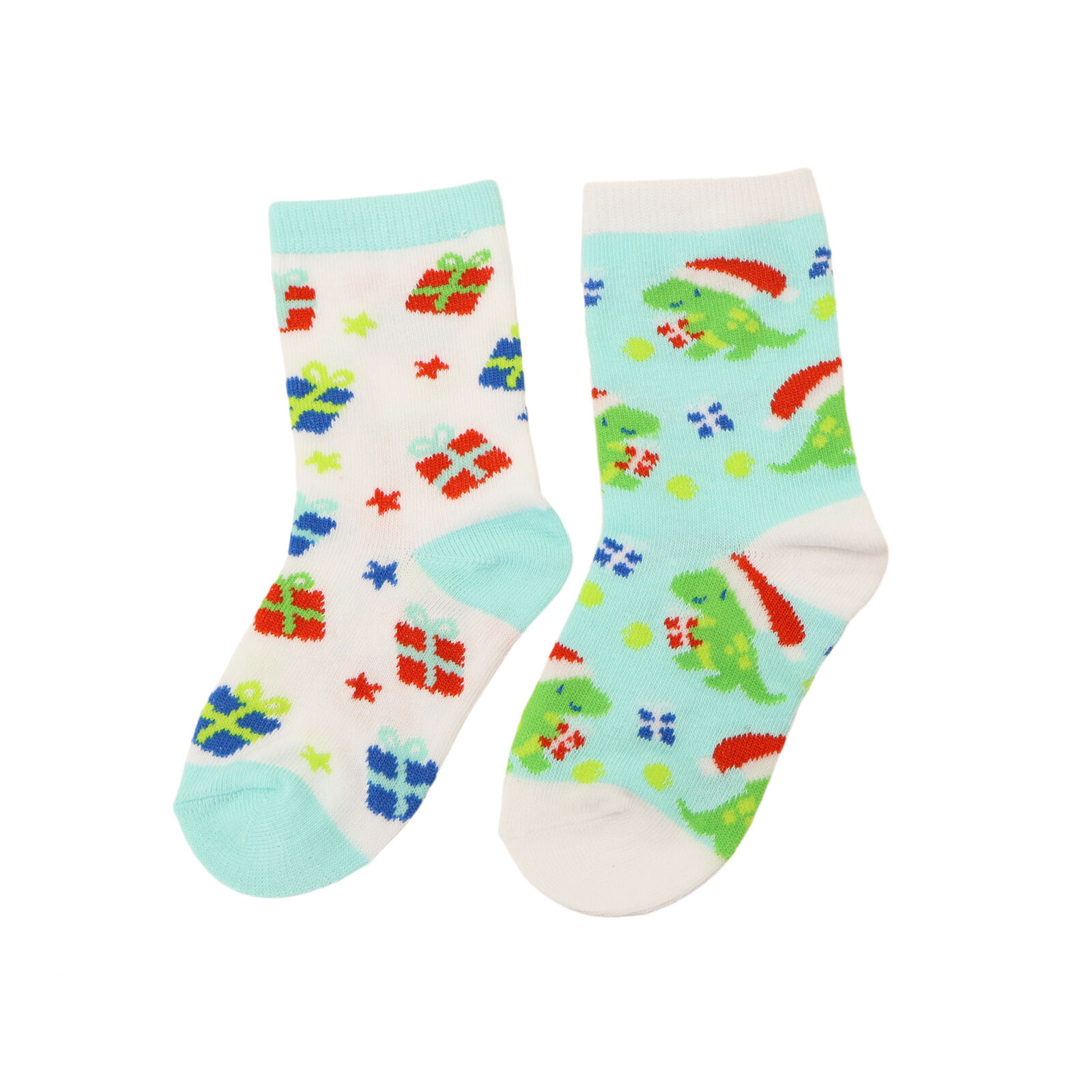 2 Pairs Kids Christmas Socks Comfy Unisex Cartoon Holiday Xmas Gift Girl Boy - Picture 4 of 17