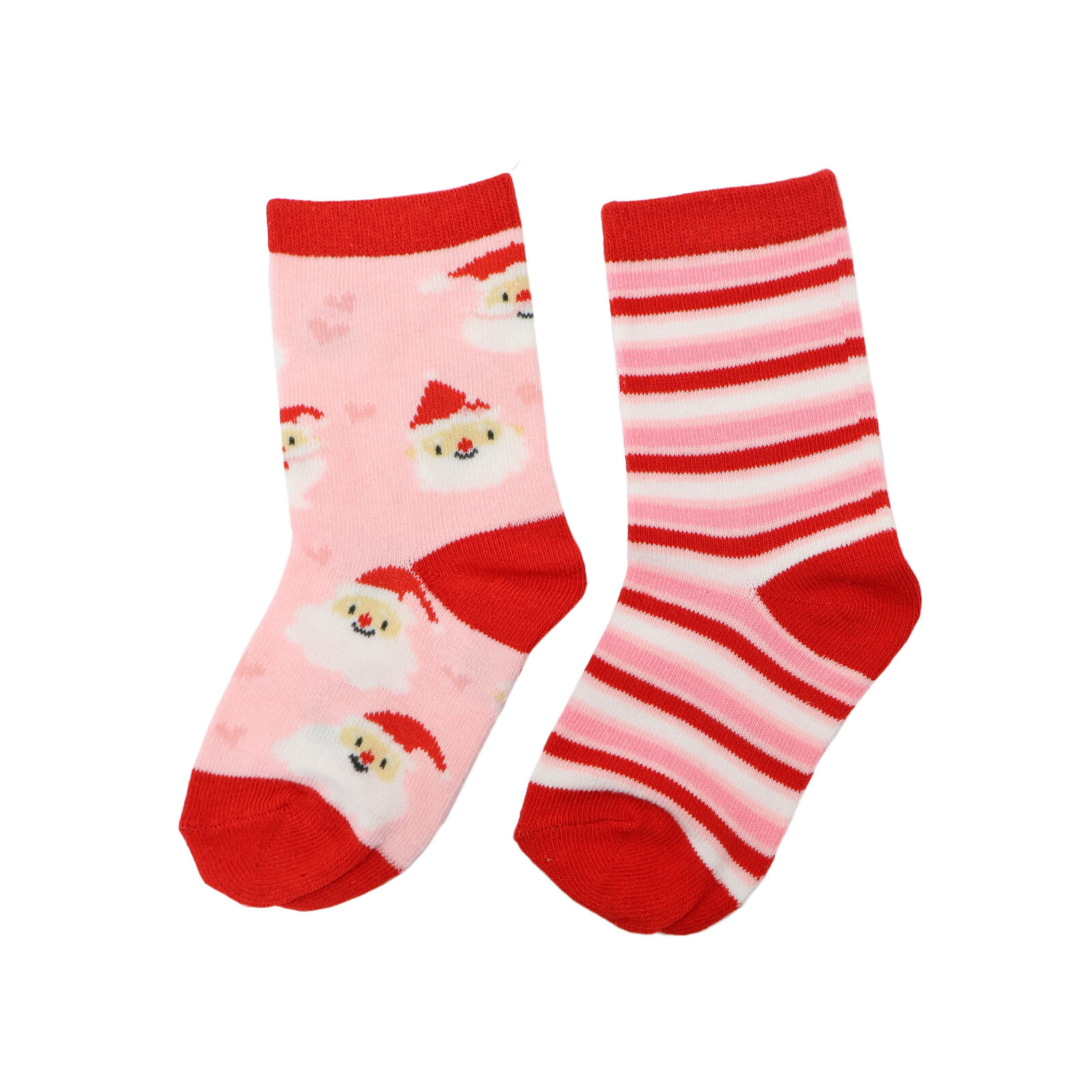 2 Pairs Kids Christmas Socks Comfy Unisex Cartoon Holiday Xmas Gift Girl Boy - Picture 16 of 17