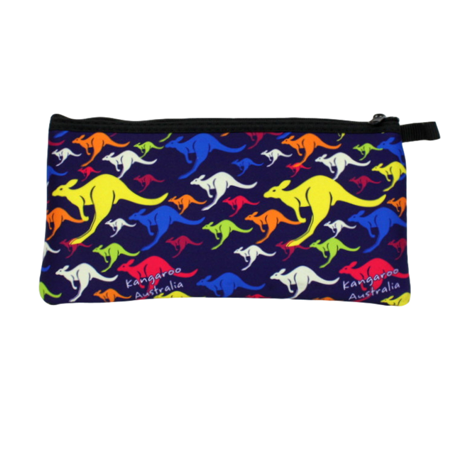 Neoprene Australian Souvenir Pencil Case Toiletries Pouch Zipped Bag Gift - Picture 8 of 19