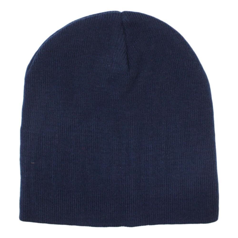 Mens Womens Unisex Beanie Winter Thermal Ski Warm Knitted Sherpa Plain Patterned - Picture 41 of 185