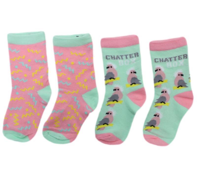 2 Pairs Kids Socks Comfy Unisex Cartoon Holiday Novelty Gift Girl Boy - Picture 7 of 19