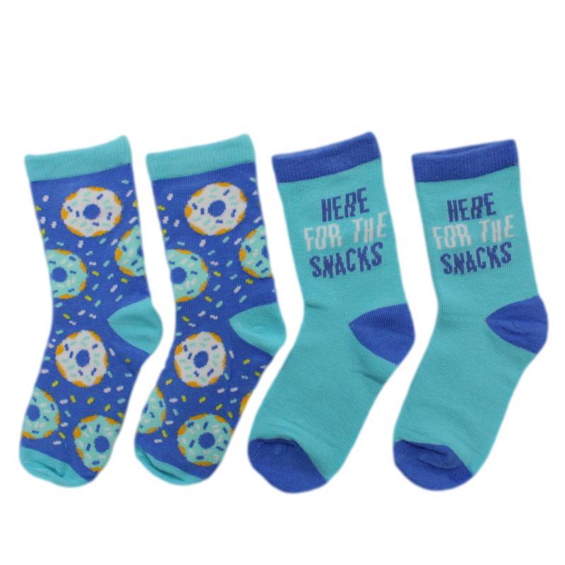 2 Pairs Kids Socks Comfy Unisex Cartoon Holiday Novelty Gift Girl Boy - Picture 8 of 19