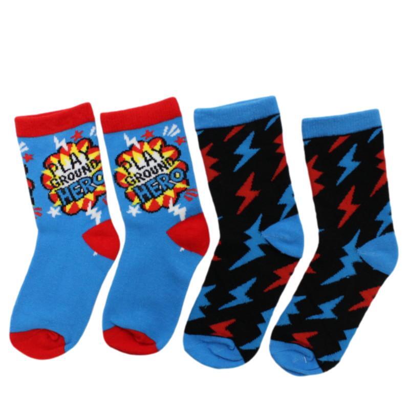 2 Pairs Kids Socks Comfy Unisex Cartoon Holiday Novelty Gift Girl Boy - Picture 9 of 19