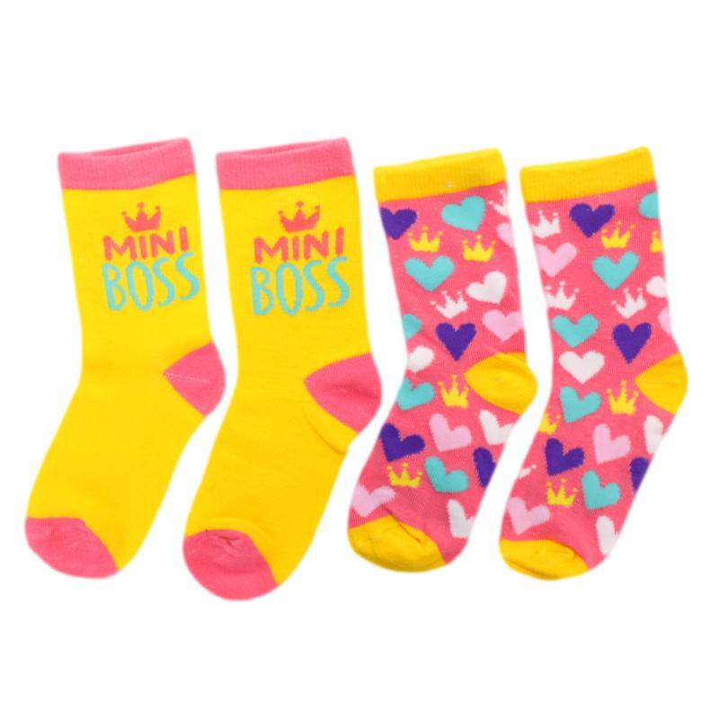 2 Pairs Kids Socks Comfy Unisex Cartoon Holiday Novelty Gift Girl Boy - Picture 13 of 19