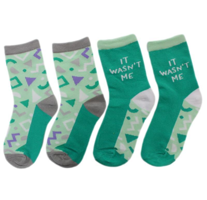2 Pairs Kids Socks Comfy Unisex Cartoon Holiday Novelty Gift Girl Boy - Picture 15 of 19
